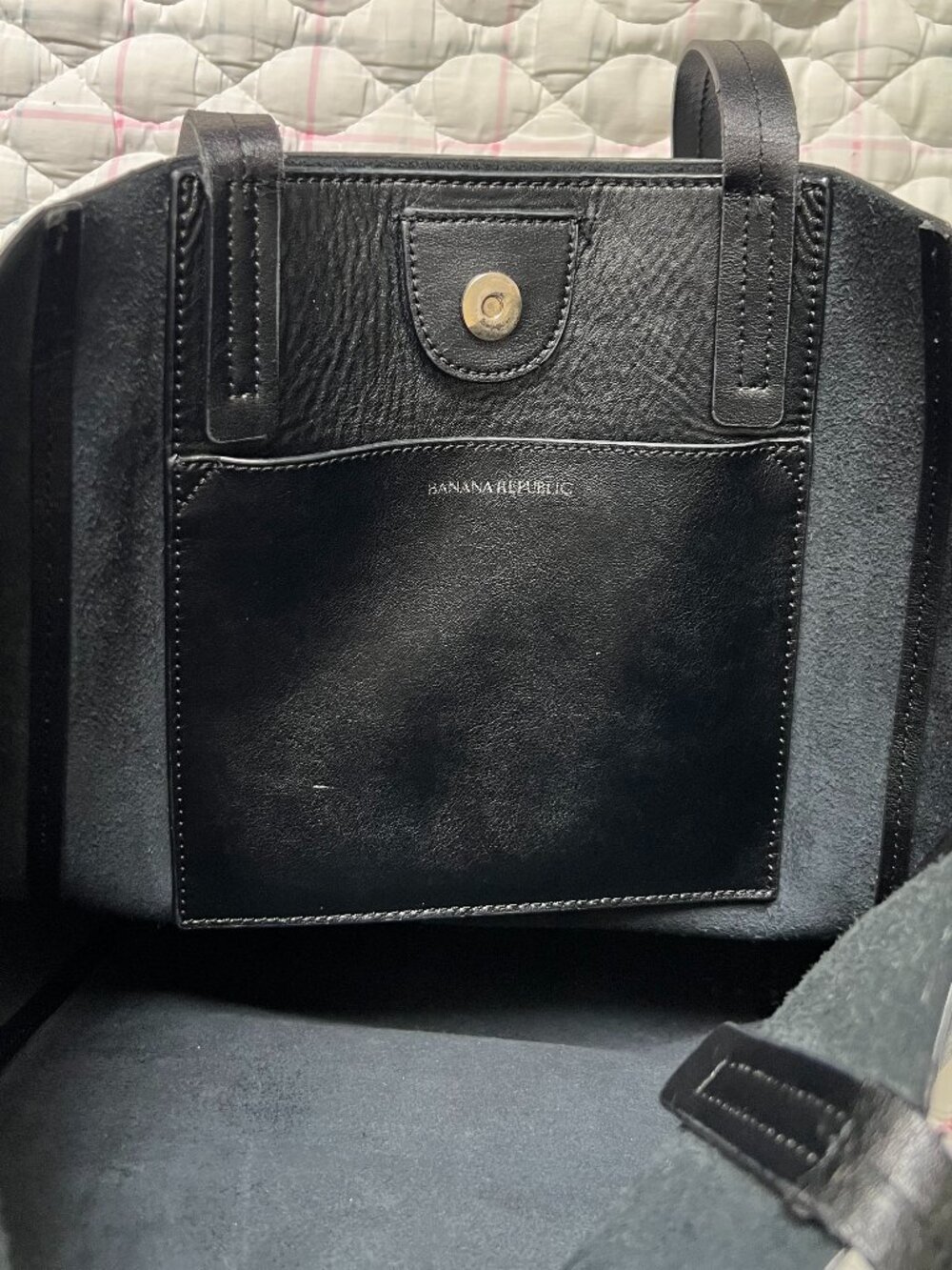 Banana Republic Leather Tote - Picture 8 of 11